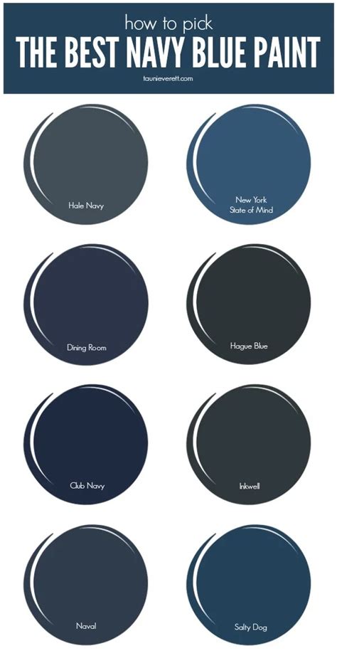 navy blue paint colors